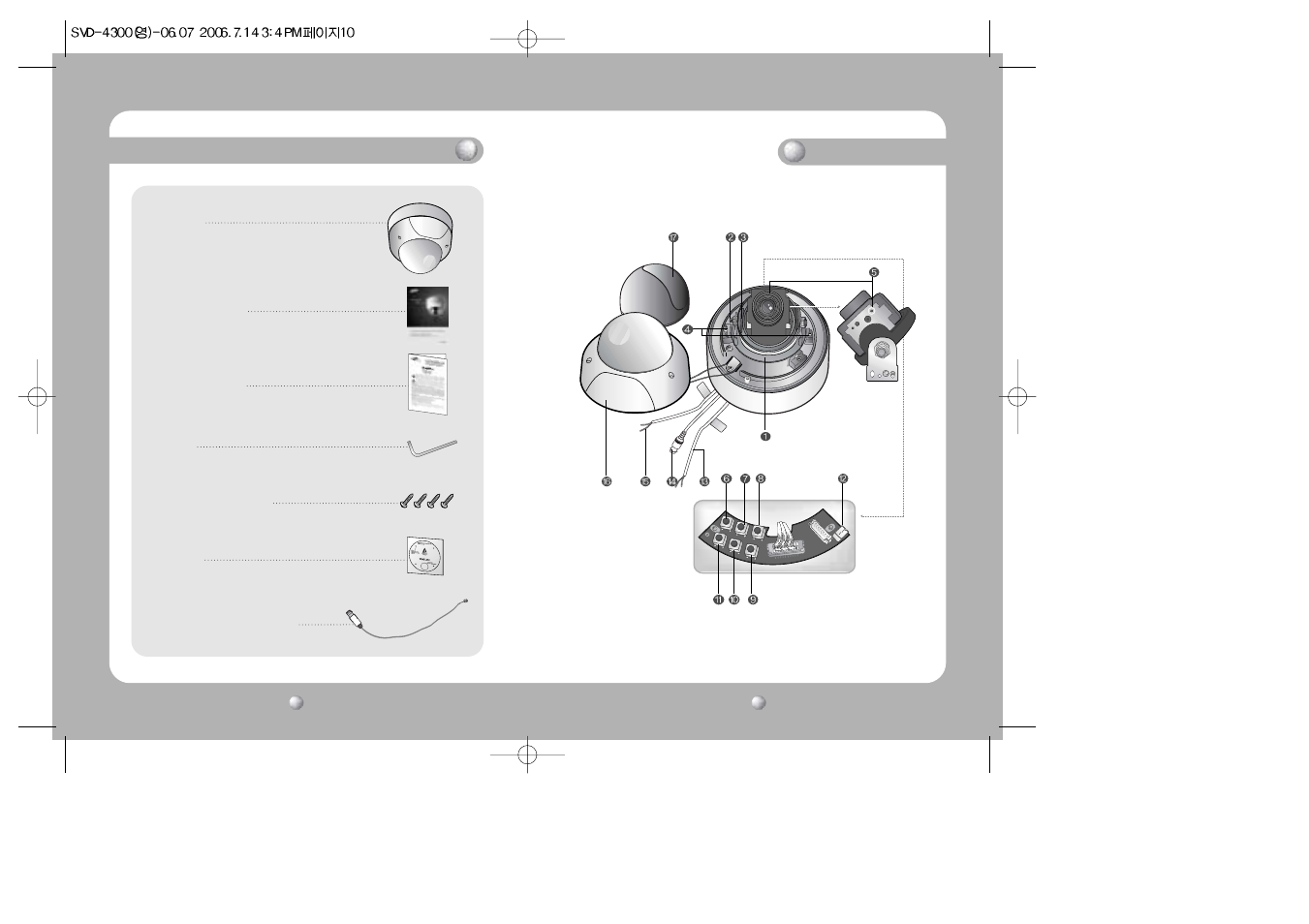 Components and accessories overview | Samsung SVD-4300 User Manual | Page 6 / 22