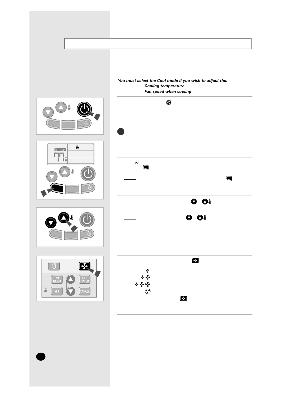 Cooling your room | Samsung AM27A1C13 User Manual | Page 10 / 46