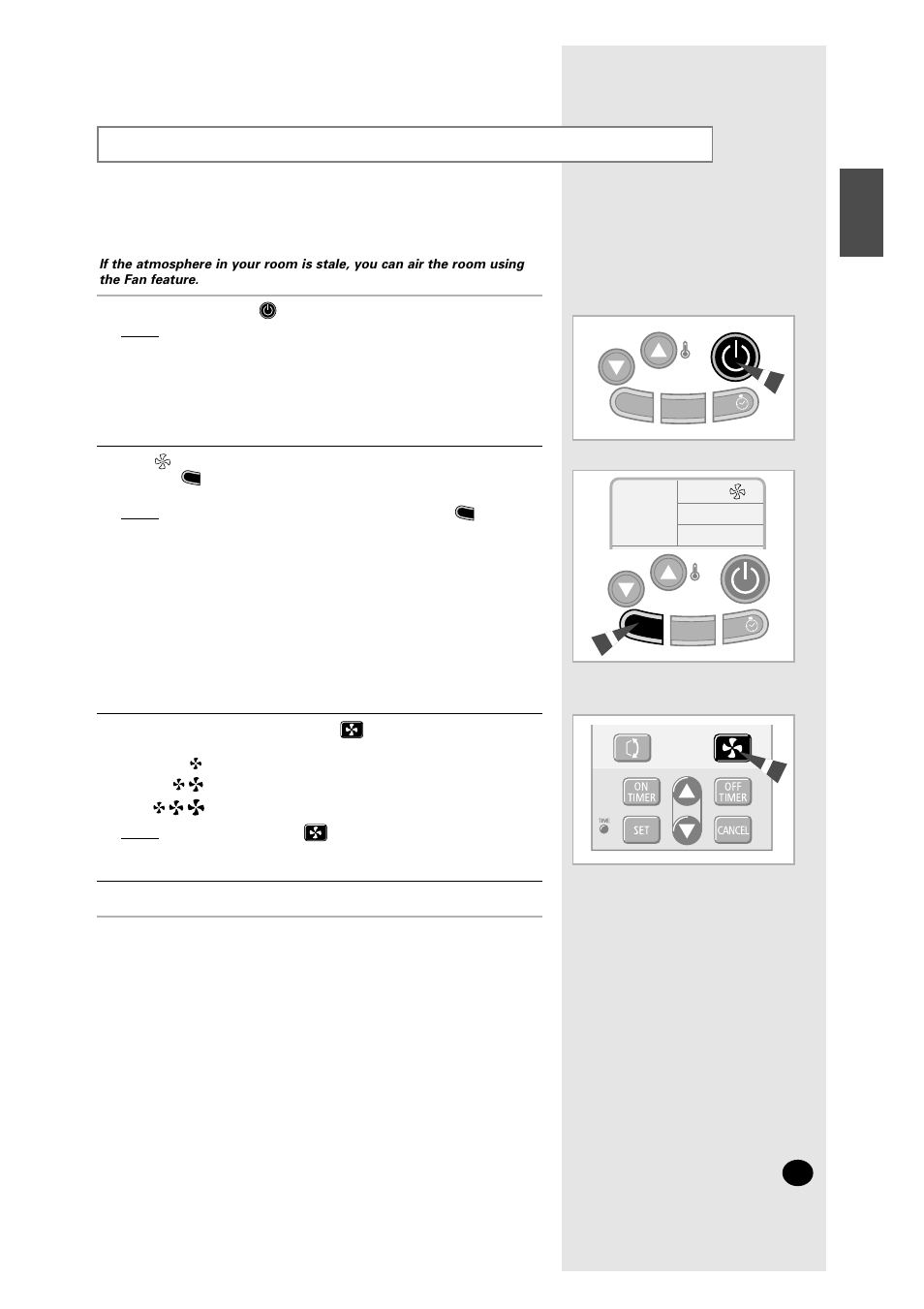 Airing your room | Samsung AM27A1C13 User Manual | Page 13 / 46