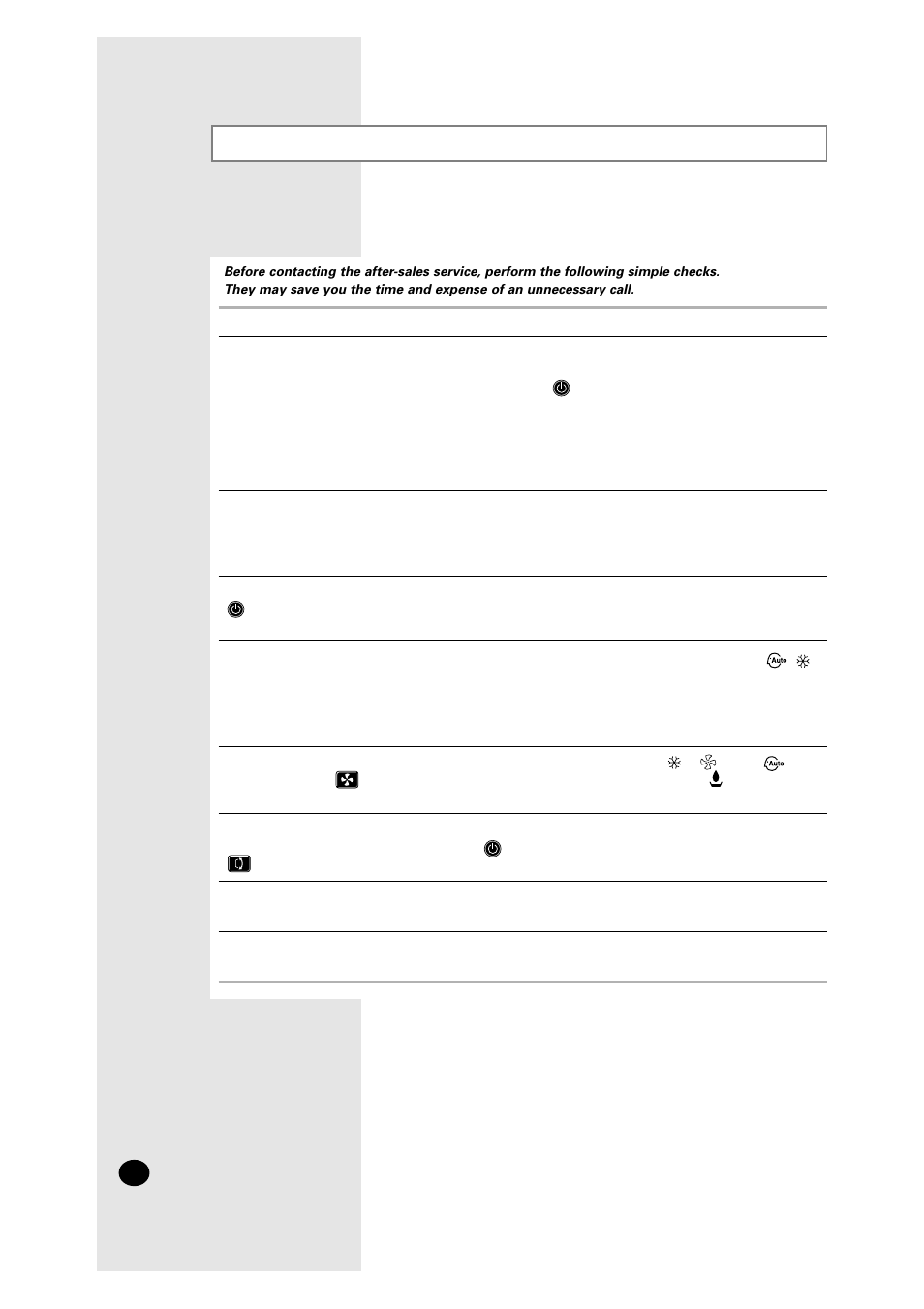 Solving common problems | Samsung AM27A1C13 User Manual | Page 20 / 46