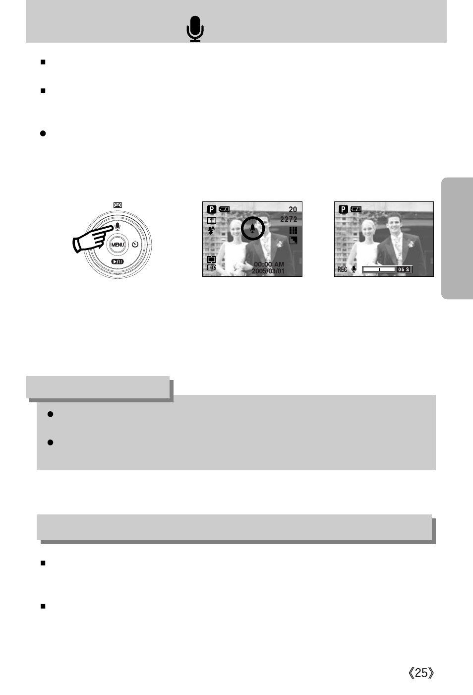 Down button, Information | Samsung Digimax A402 User Manual | Page 25 / 108