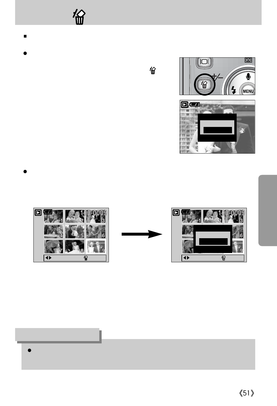 Delete( ) button, Information | Samsung Digimax A402 User Manual | Page 51 / 108