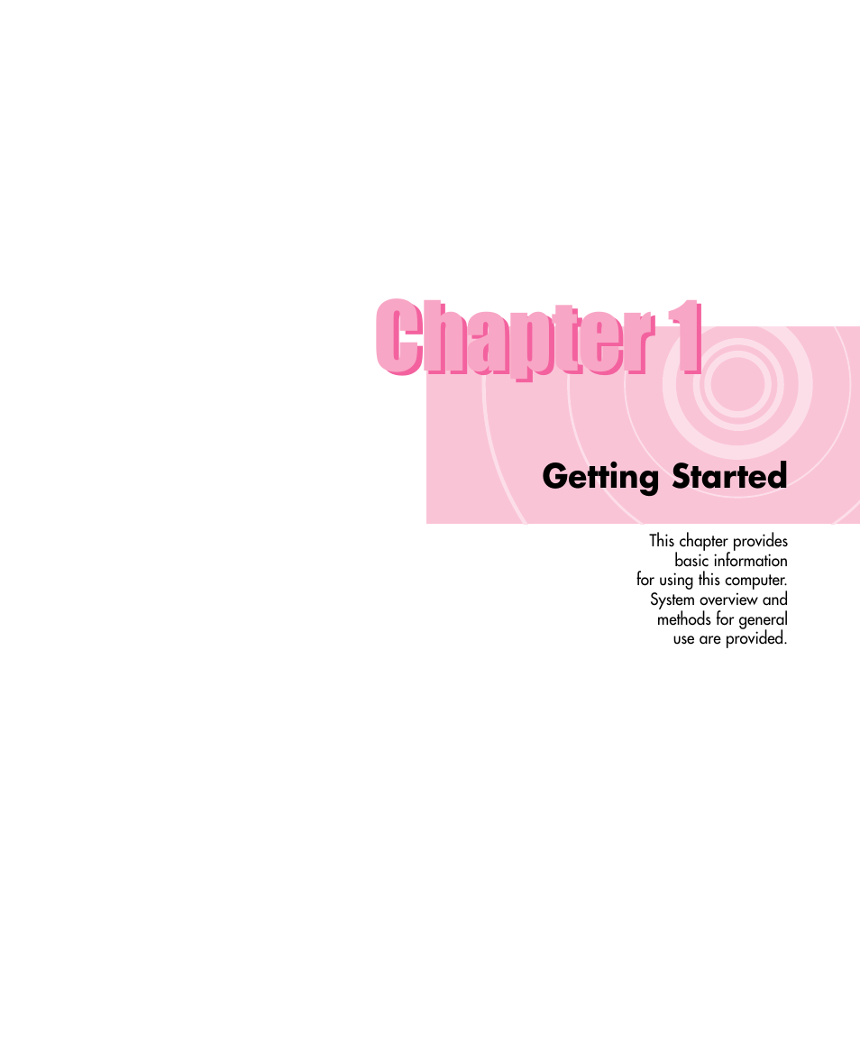 Chapter 1 getting started, Chapter 1 | Samsung Q30 User Manual | Page 6 / 127