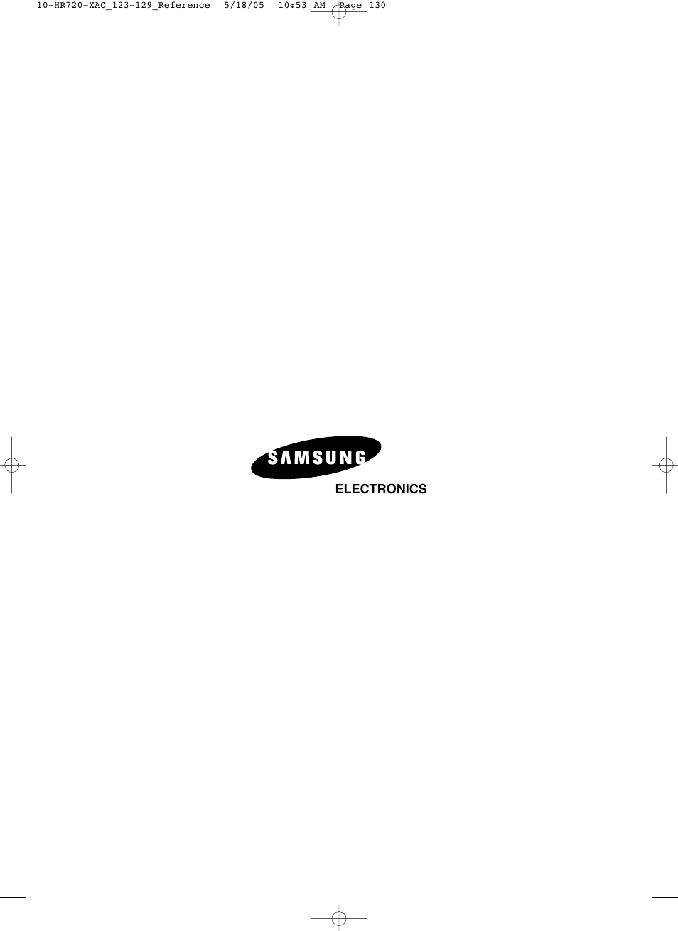 Samsung DVD-HR720 User Manual | Page 130 / 130