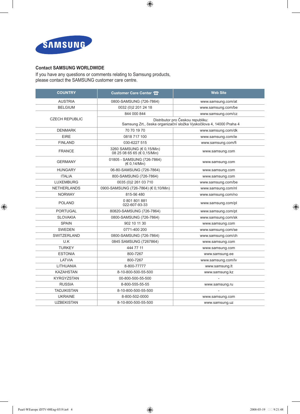 Samsung 5 Series User Manual | Page 5 / 5