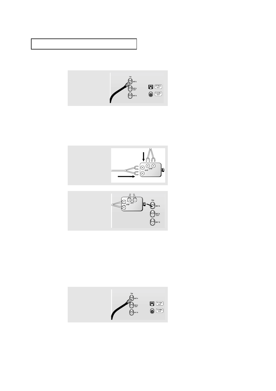 Connecting cable tv | Samsung HCN559W User Manual | Page 18 / 84