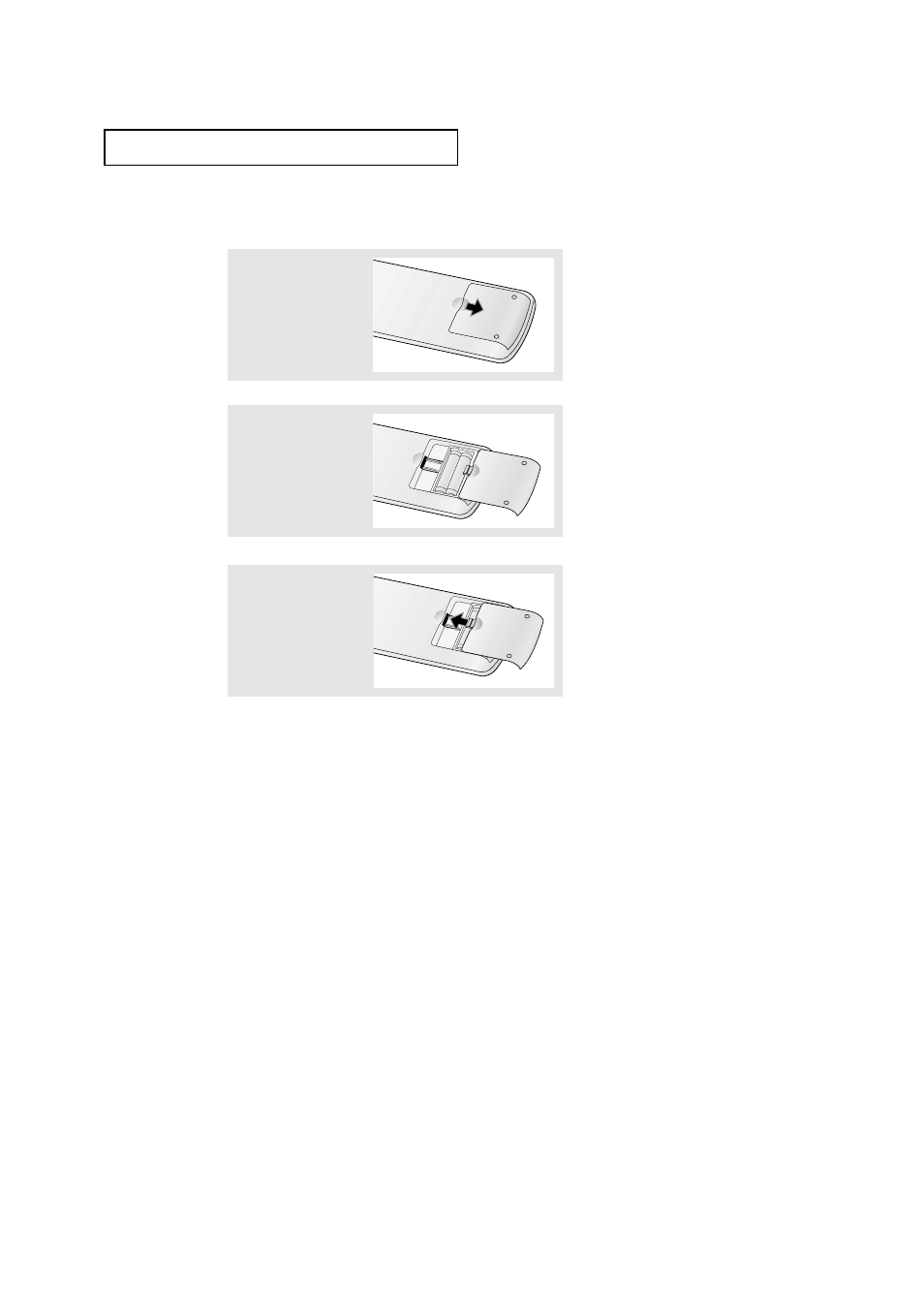 Installing batteries in the remote control | Samsung HCN559W User Manual | Page 26 / 84
