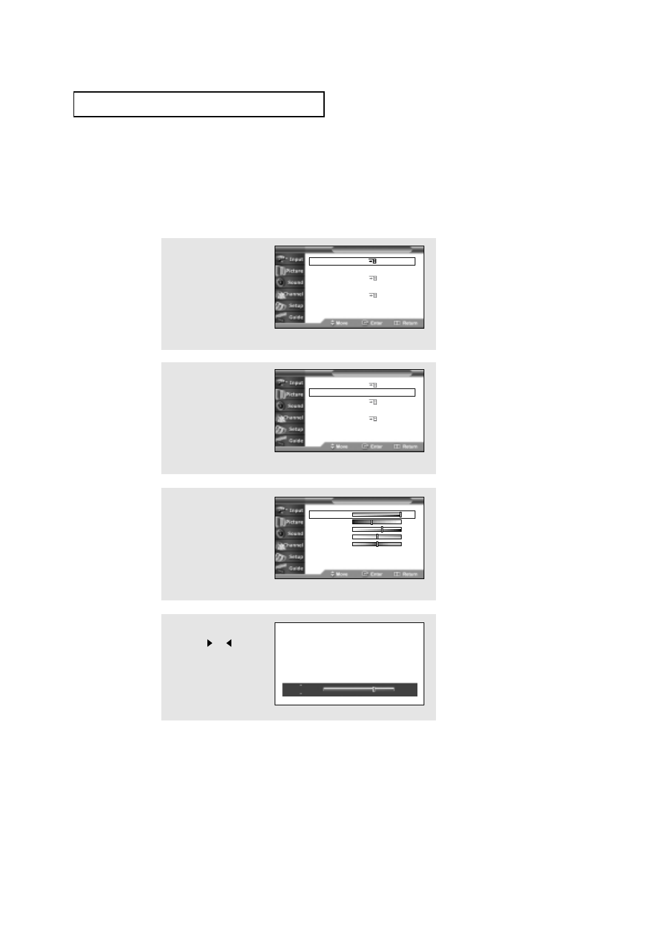 Picture control | Samsung HCN559W User Manual | Page 39 / 84