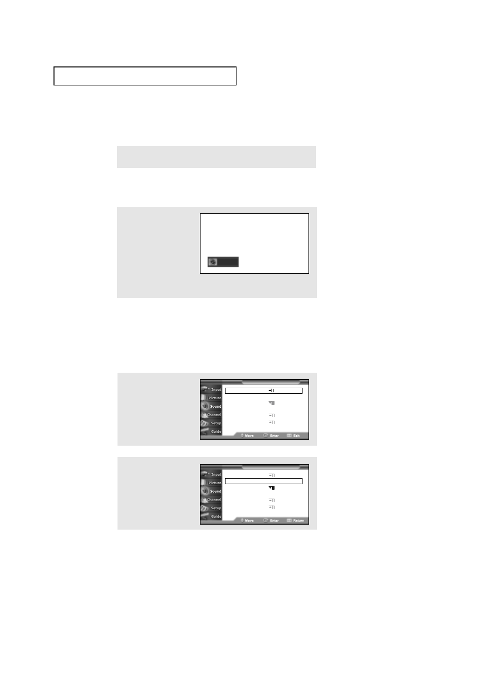 Sound control | Samsung HCN559W User Manual | Page 42 / 84