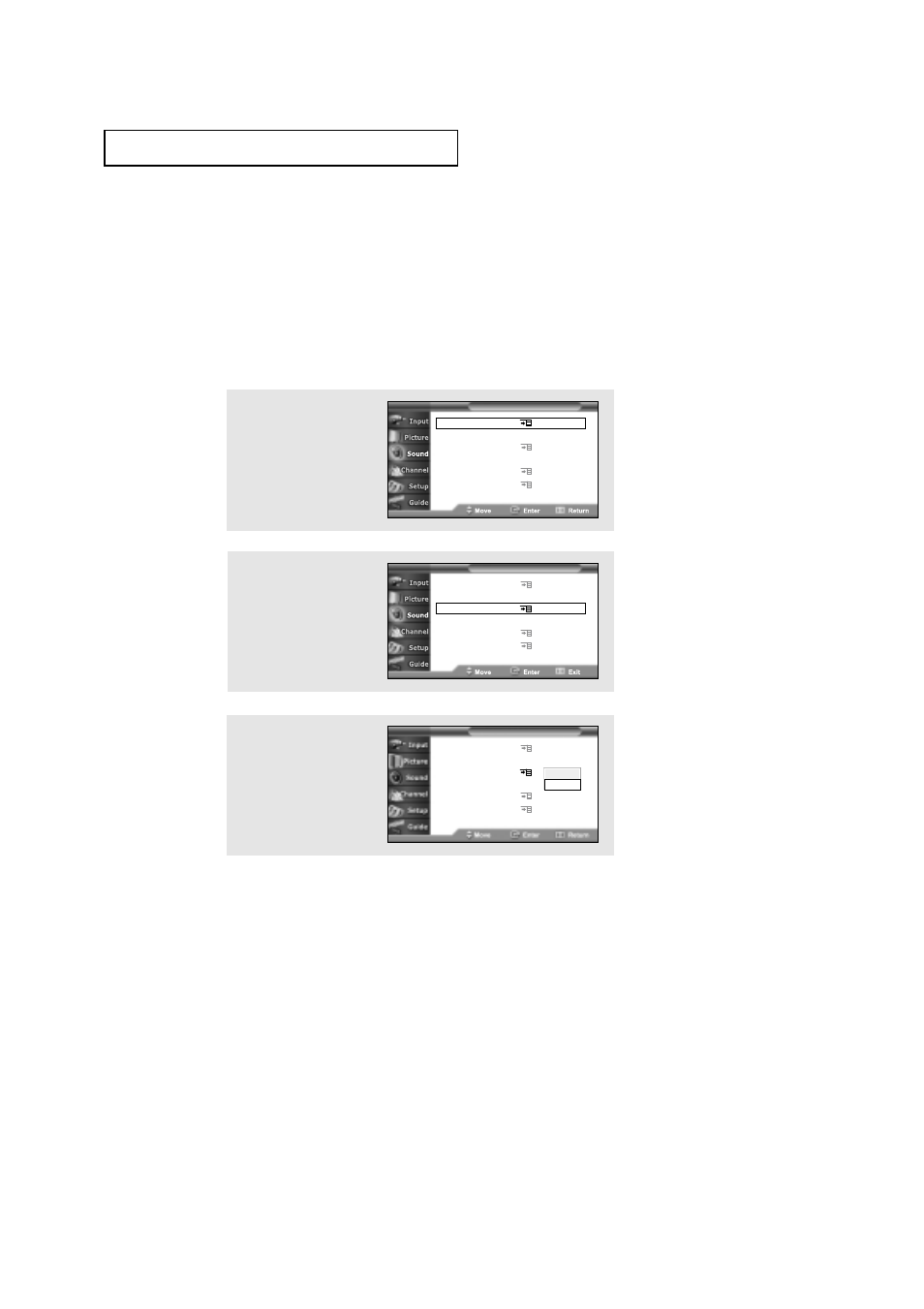 Extra sound settings | Samsung HCN559W User Manual | Page 58 / 84