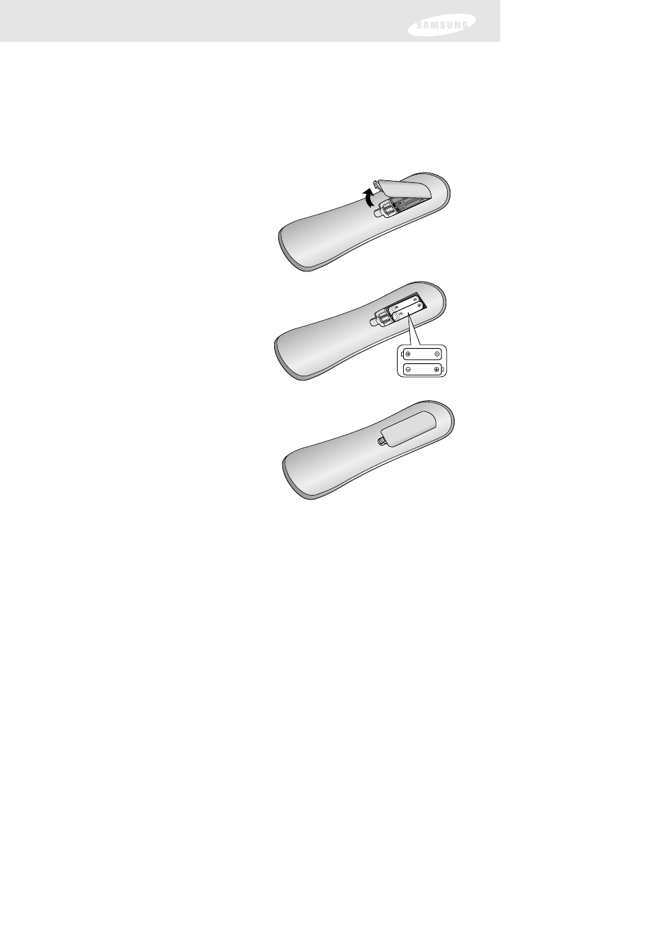 Chapter 2: getting started, Installing the batteries in the remote control | Samsung DIRECTV SIR-TS160 User Manual | Page 23 / 110