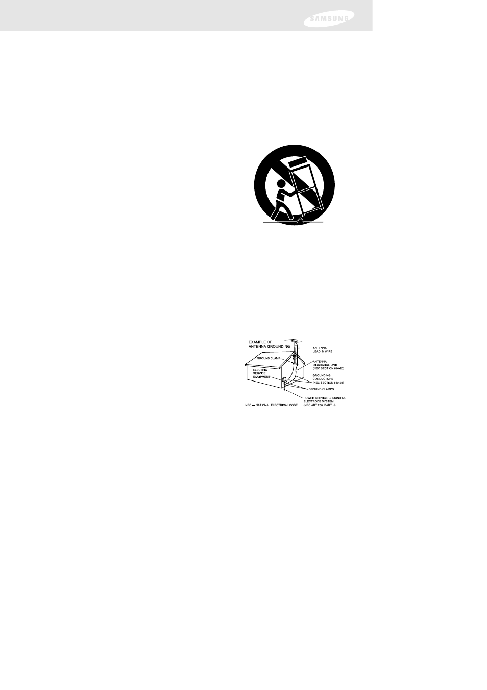 Warning! important safety instructions | Samsung DIRECTV SIR-TS160 User Manual | Page 3 / 110