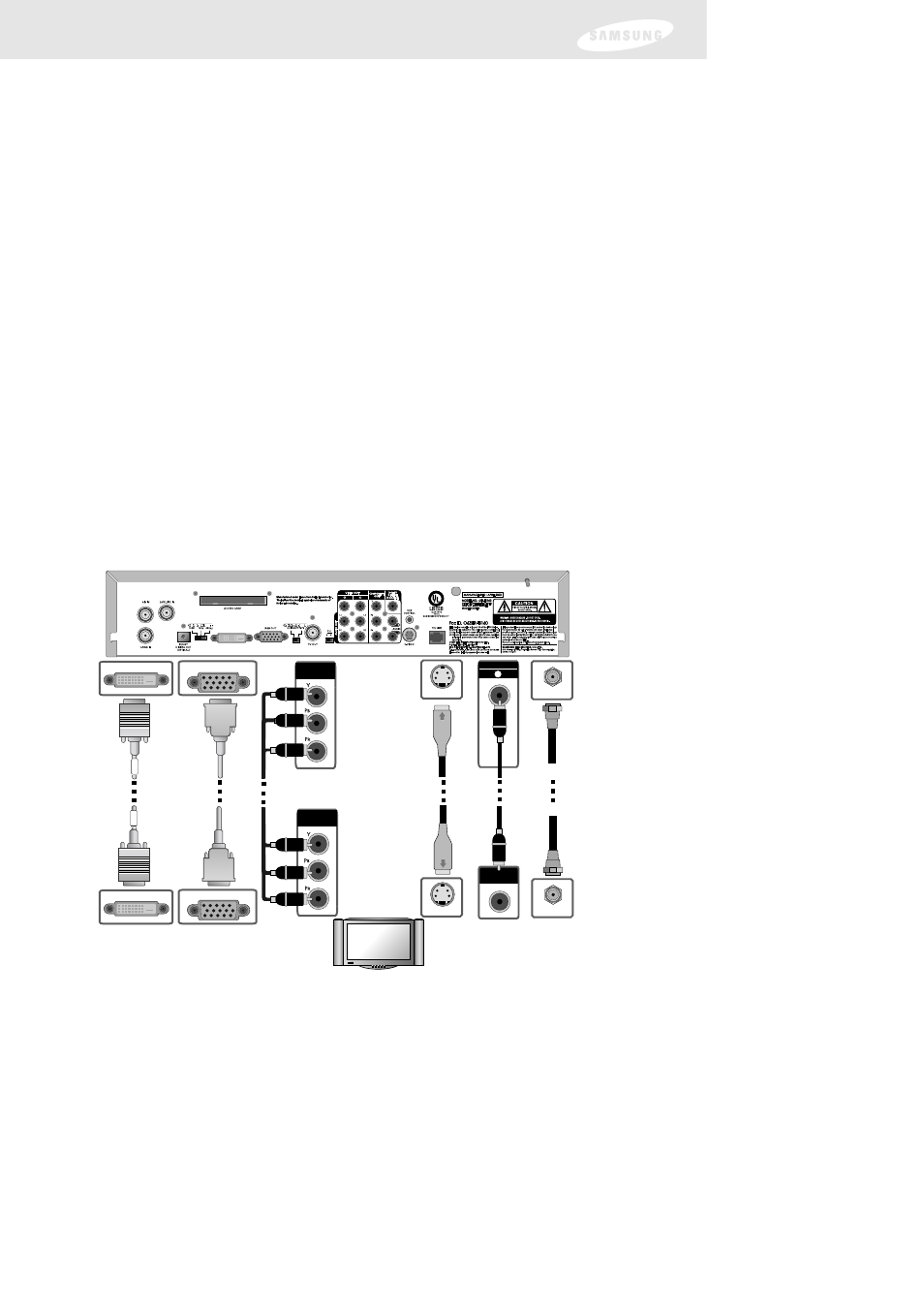 Chapter 3: setting up and connecting, Hd connections sd connections | Samsung DIRECTV SIR-TS160 User Manual | Page 30 / 110