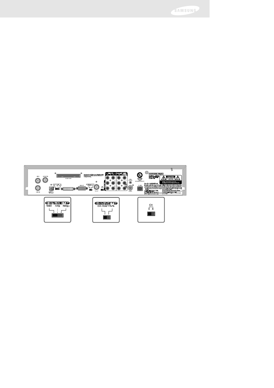Chapter 3: setting up and connecting | Samsung DIRECTV SIR-TS160 User Manual | Page 33 / 110