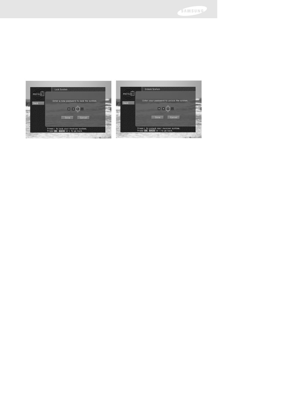 Chapter 6: user profiles | Samsung DIRECTV SIR-TS160 User Manual | Page 82 / 110