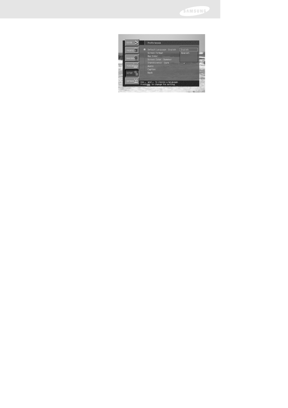 Samsung DIRECTV SIR-TS160 User Manual | Page 85 / 110