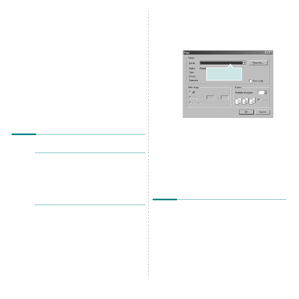 Basic printing, Printing a document, Printing to a file (prn) | Chapter 2, Printing a document printing to a file (prn) | Samsung CLX-3160 User Manual | Page 107 / 139