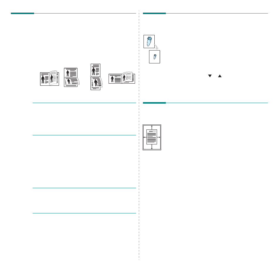 Printing on both sides of paper, Printing a reduced or enlarged document, Fitting your document to a selected paper size | Printing a reduced or enlarged document” on, Fitting your document to a selected paper | Samsung CLX-3160 User Manual | Page 115 / 139