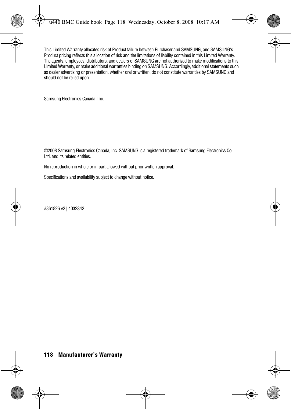 Samsung SCH-U440 User Manual | Page 126 / 128