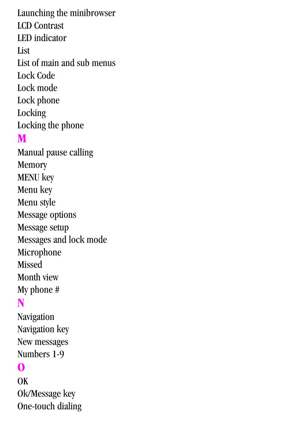 Samsung SPH-a500 Series User Manual | Page 107 / 109