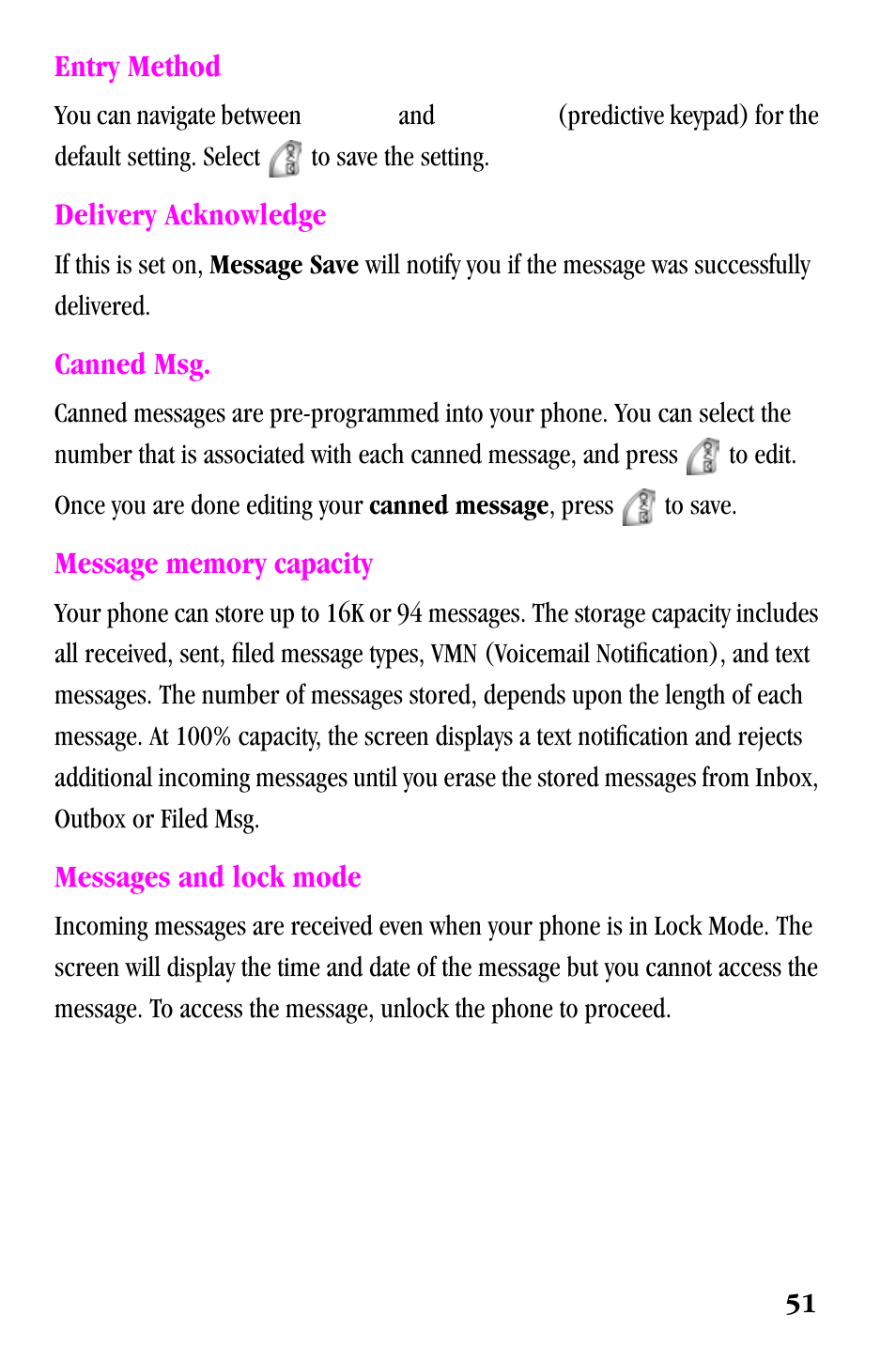 Samsung SPH-a500 Series User Manual | Page 51 / 109