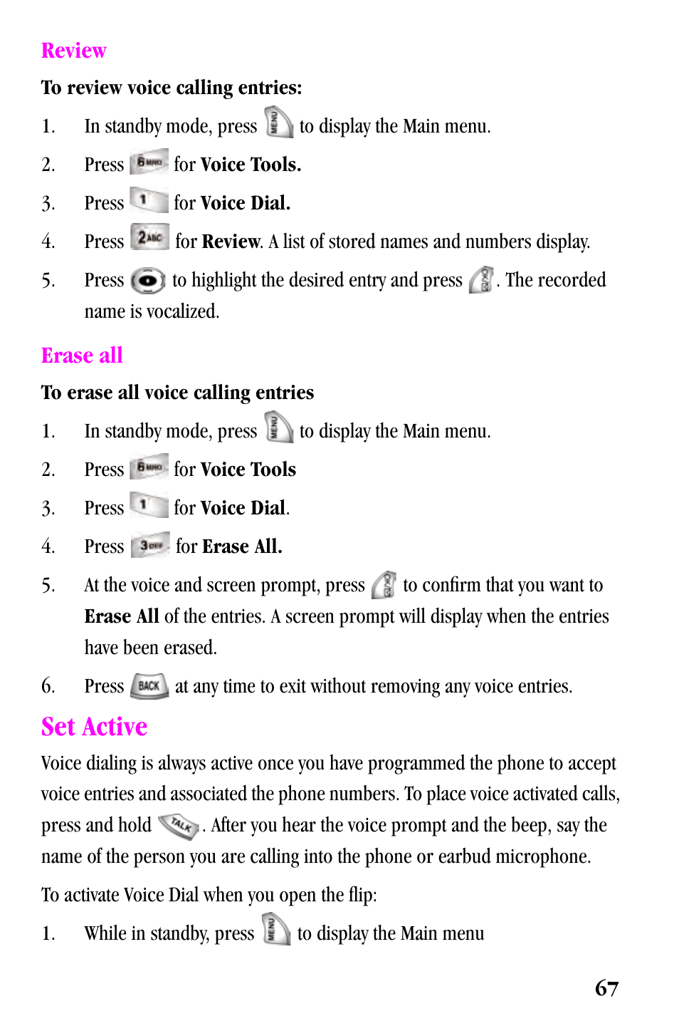Set active | Samsung SPH-a500 Series User Manual | Page 67 / 109