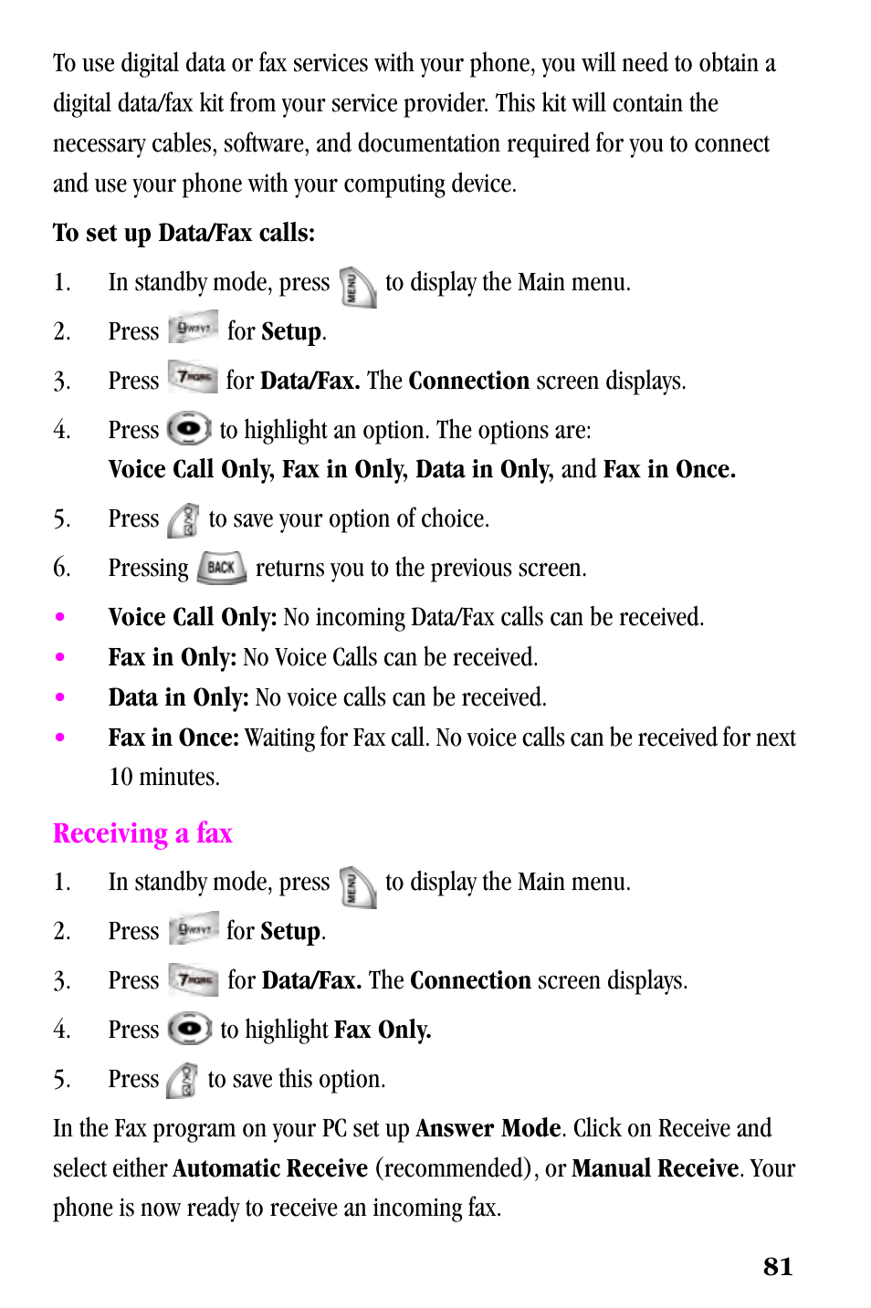 Samsung SPH-a500 Series User Manual | Page 81 / 109