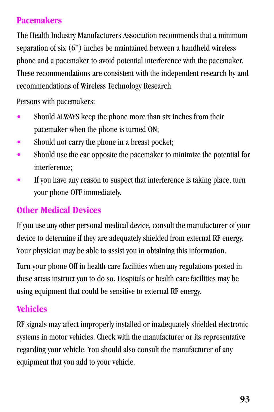 Samsung SPH-a500 Series User Manual | Page 93 / 109