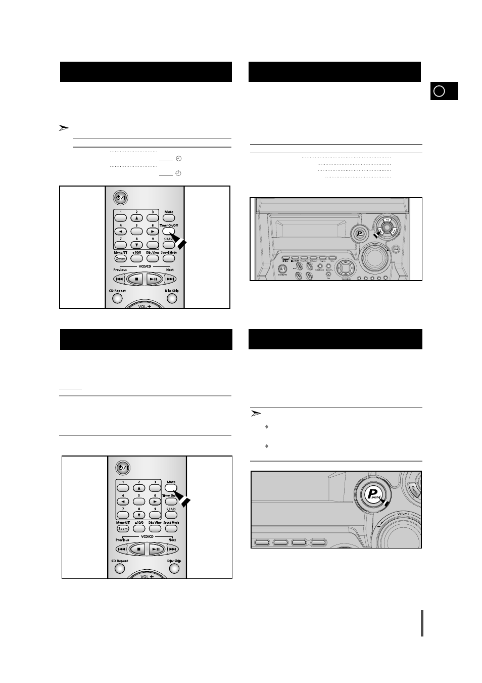Cancelling the timer, Mute function, Selecting an equalizer preset | Power sound function | Samsung MAX-VB450 User Manual | Page 23 / 28
