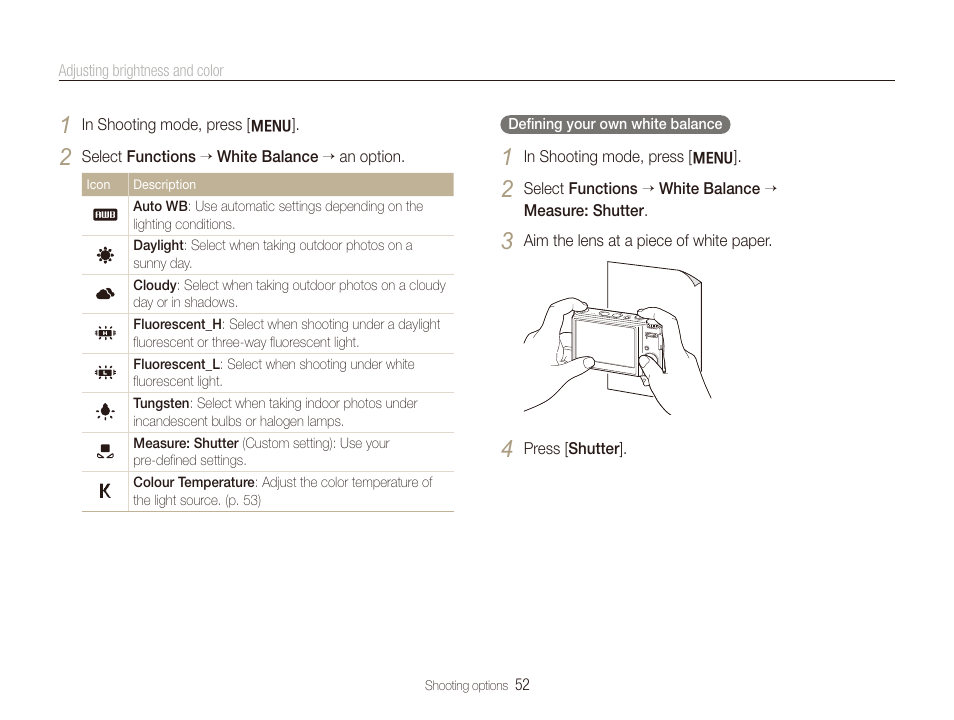 Samsung TL320 User Manual | Page 53 / 102