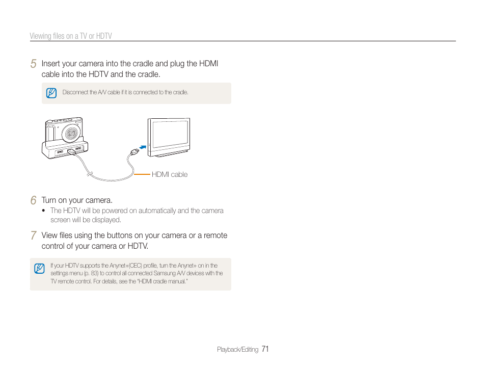 Samsung TL320 User Manual | Page 72 / 102