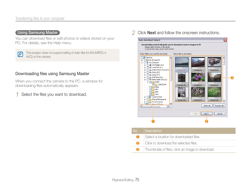 Samsung TL320 User Manual | Page 76 / 102