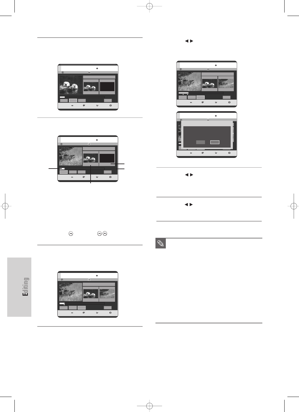 Editing, 86 - english | Samsung DVD-TR520 User Manual | Page 86 / 115