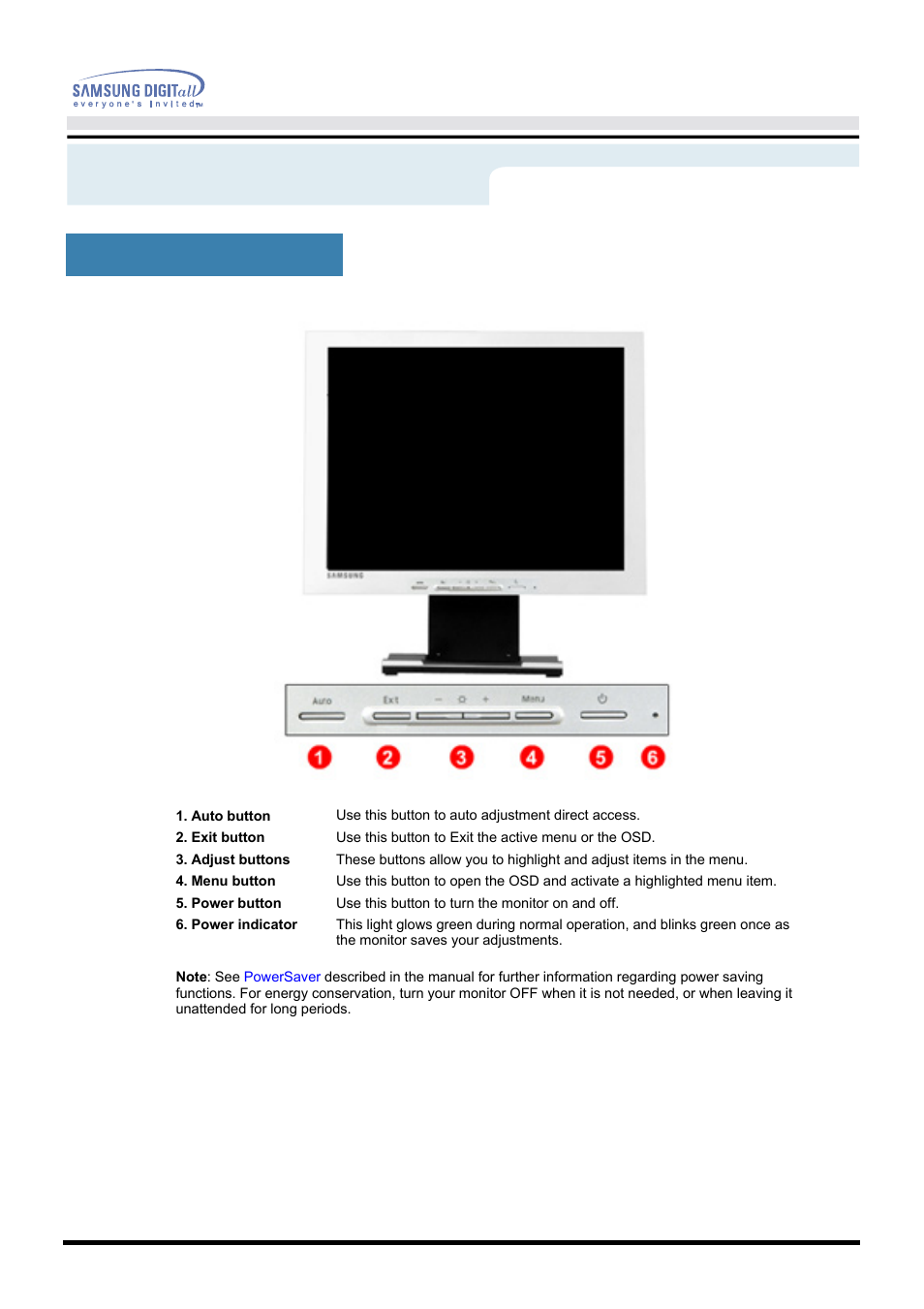 Introduction, User’s manual, Front | Samsung 172T User Manual | Page 13 / 69