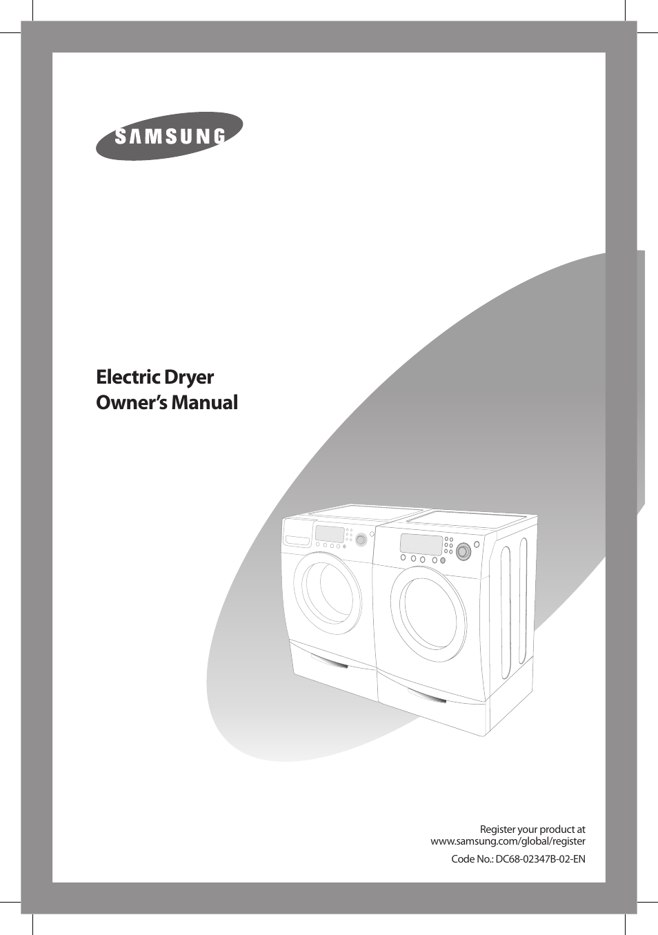 Samsung DV206LEW User Manual | 30 pages