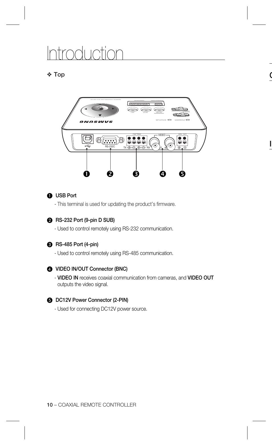 Introduction, No p q r | Samsung SCX-RD100 User Manual | Page 10 / 22