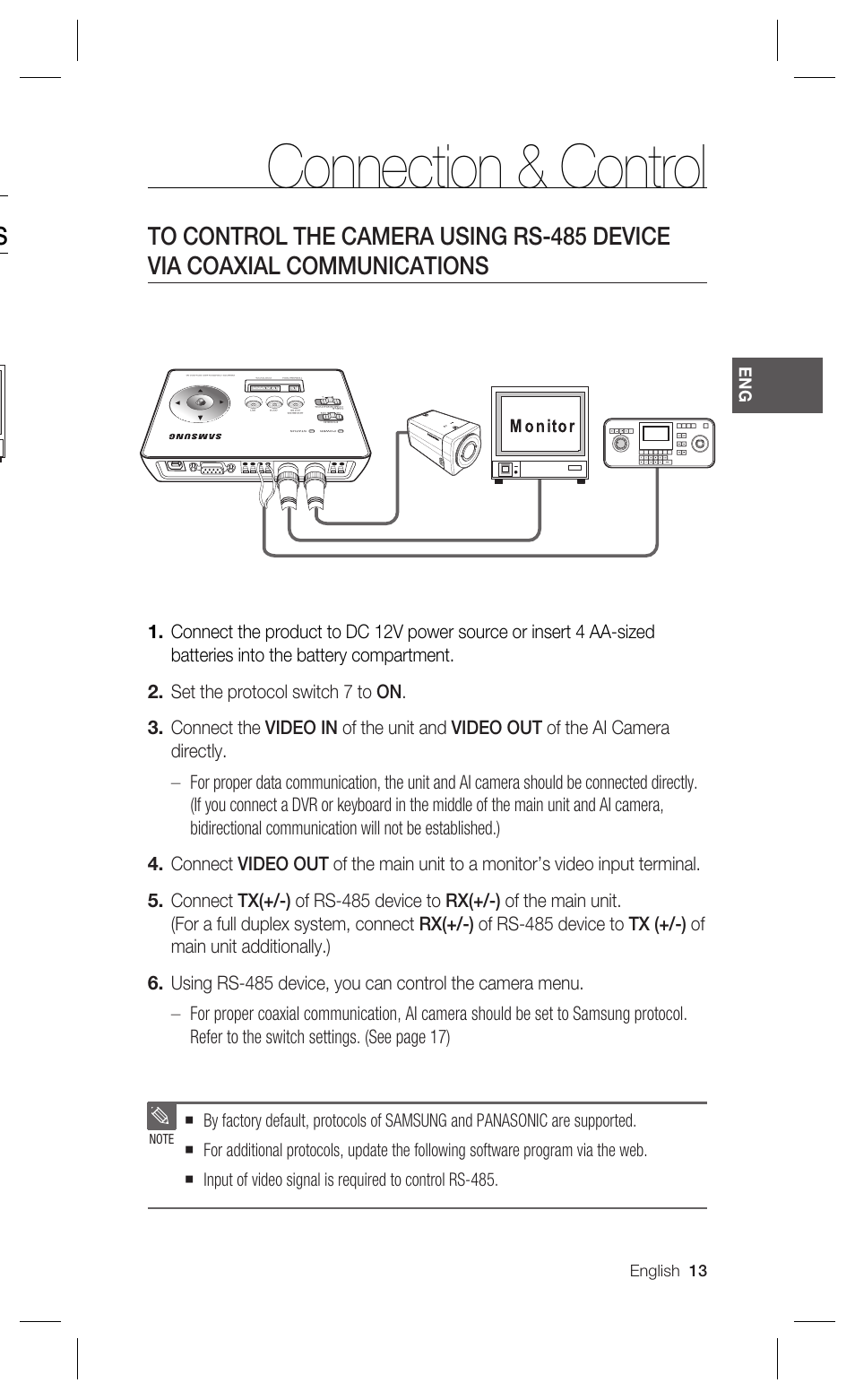 Connection & control | Samsung SCX-RD100 User Manual | Page 13 / 22