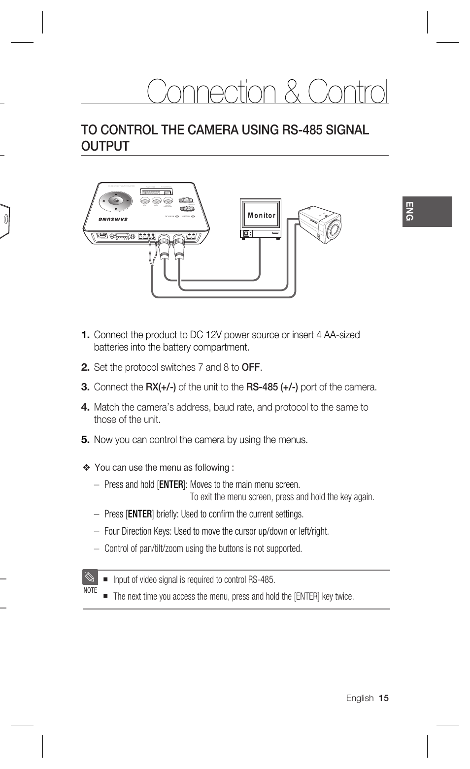 Connection & control | Samsung SCX-RD100 User Manual | Page 15 / 22