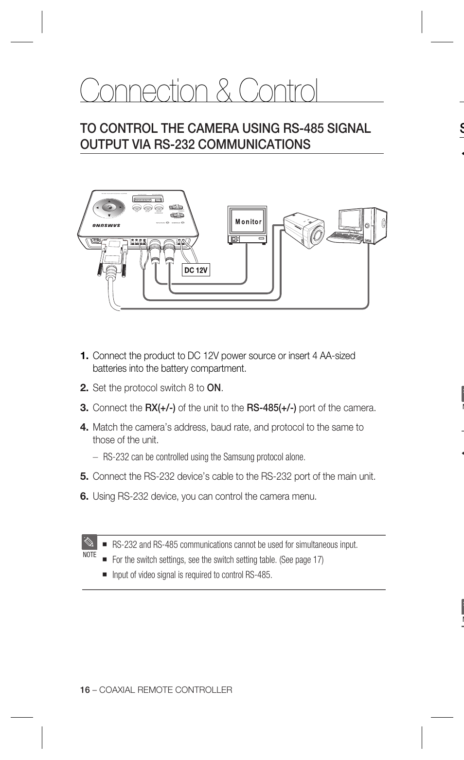 Connection & control | Samsung SCX-RD100 User Manual | Page 16 / 22