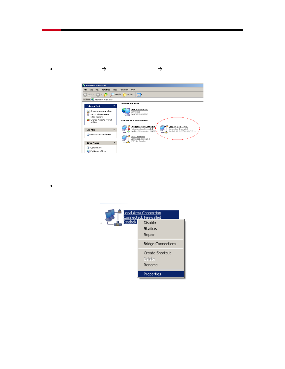 7 pc network adapter setup | Samsung RNX-EASYN4 User Manual | Page 11 / 110