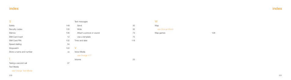 Index w, Index s | Samsung E800 User Manual | Page 116 / 118