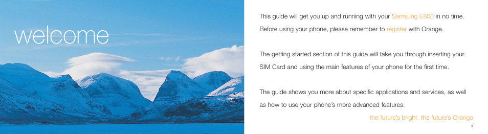 Welcome | Samsung E800 User Manual | Page 2 / 118