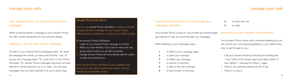 Manage your calls | Samsung E800 User Manual | Page 30 / 118