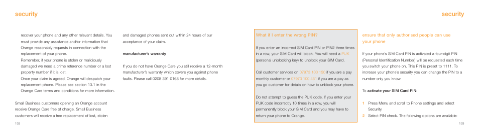 Security | Samsung E800 User Manual | Page 67 / 118