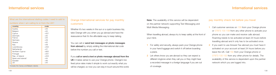 International services | Samsung E800 User Manual | Page 70 / 118