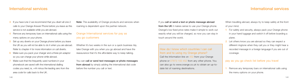 International services | Samsung E800 User Manual | Page 71 / 118