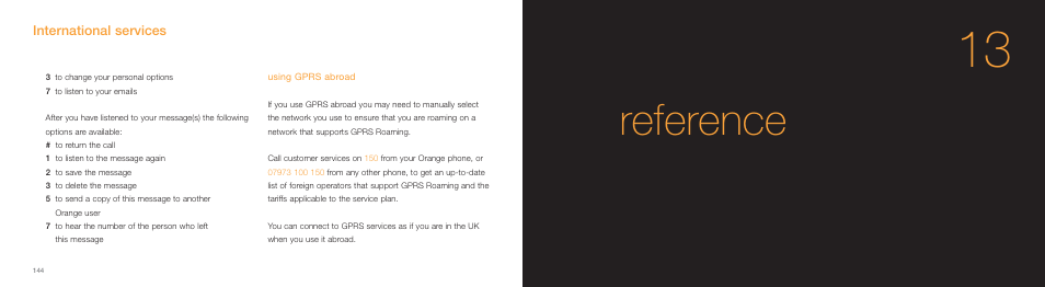 Reference, International services | Samsung E800 User Manual | Page 73 / 118