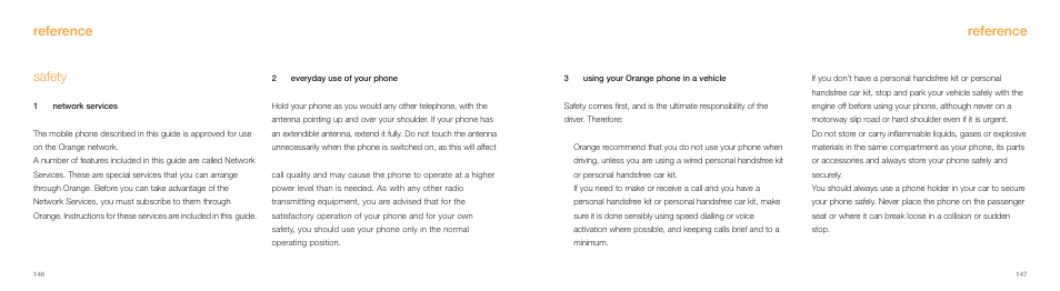 Reference, Safety | Samsung E800 User Manual | Page 74 / 118