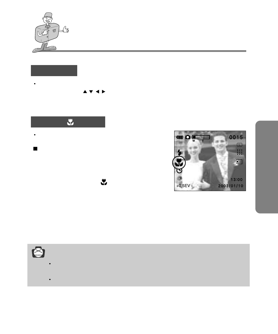 Adv anced recording mode, Notice | Samsung Digimax 240 User Manual | Page 47 / 132