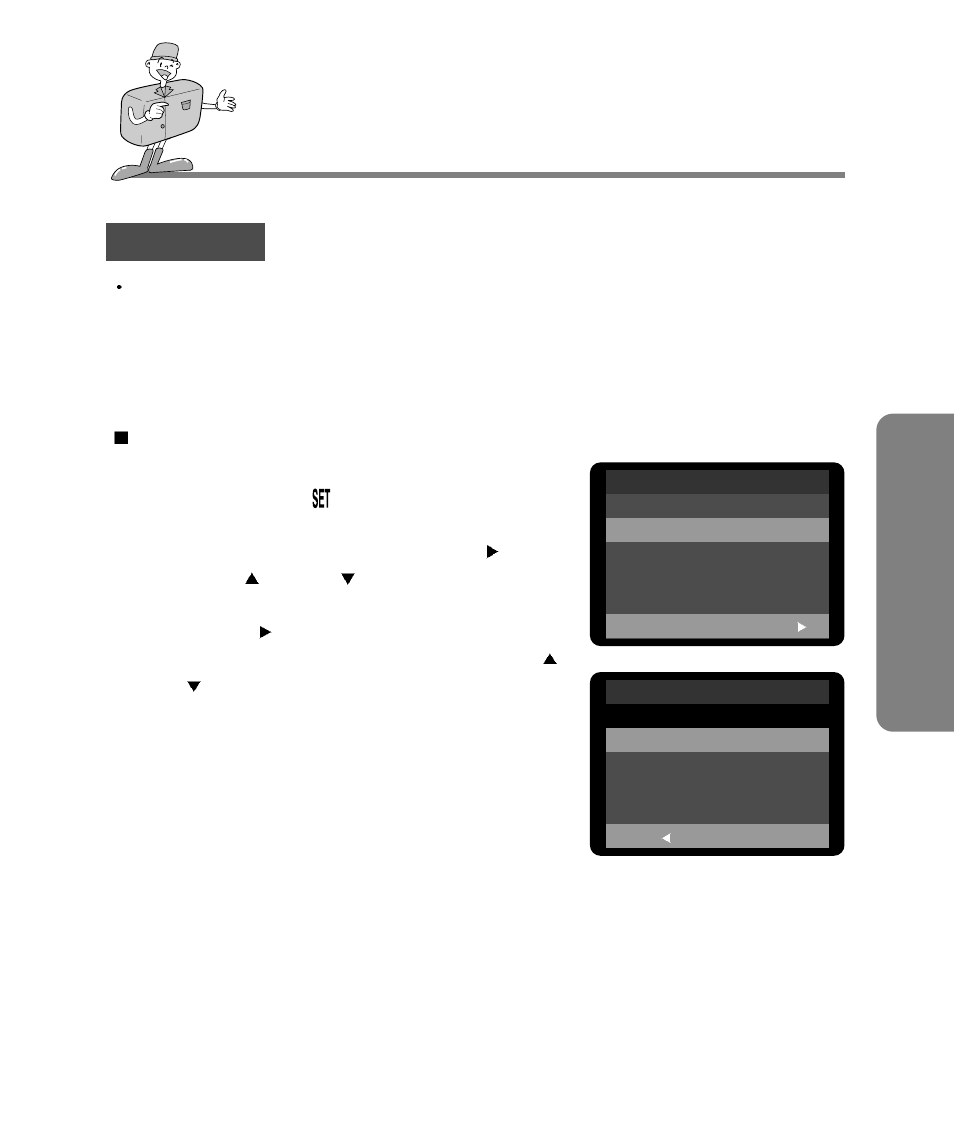 Adv anced setup mode, Date type, Selecting the date format | Samsung Digimax 240 User Manual | Page 81 / 132